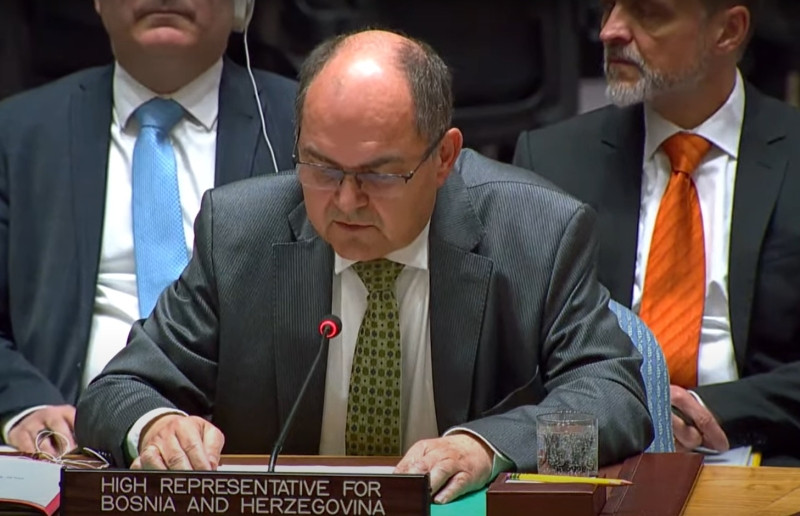 Schmidt na Vijeću sigurnosti upozorio: Secesionistička retorika u RS-u u porastu, Željka Cvijanović napustila sjednicu tokom obraćanja visokog predstavnika